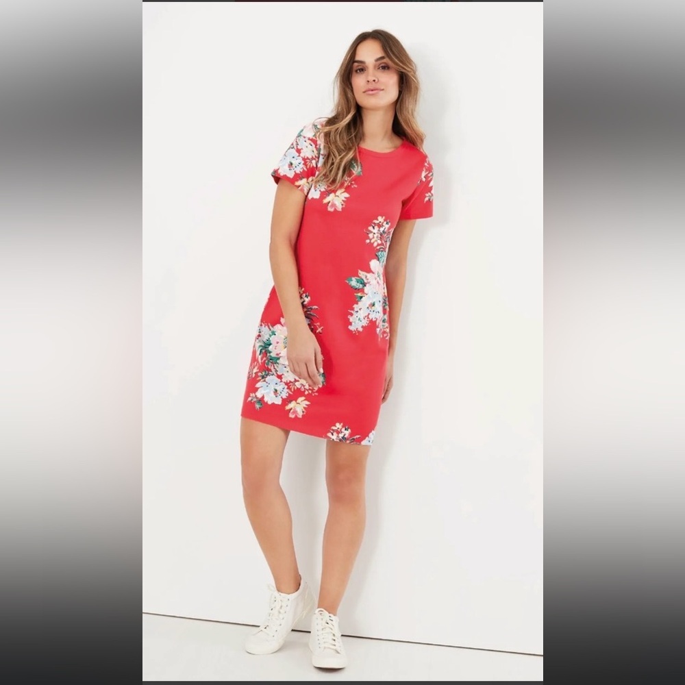 Joules Printed Jersey Dress
